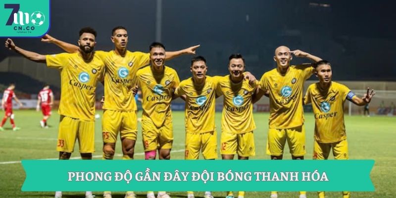 Soi kèo Bình Dương vs Thanh Hóa (18h00 ngày 04/05 – V-League) 2 Phong độ gần đây đội bóng Thanh Hóa